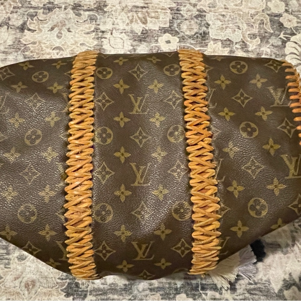 Louis Vuitton Brown Tote with Multicolor Tassels - Picture 4 of 8